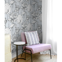 LOTUS FLORAL PEEL AND STICK WALLPAPER