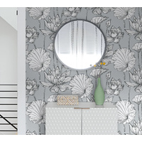 LOTUS FLORAL PEEL AND STICK WALLPAPER