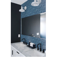 BRUSHED METAL TILE PEEL AND STICK WALLPAPER