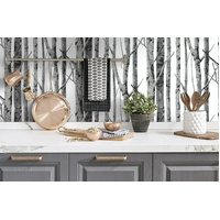 BIRCH TREES PEEL AND STICK WALLPAPER