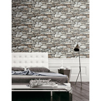 STONE WALL PEEL AND STICK WALLPAPER