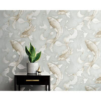 KOI FISH PEEL AND STICK WALLPAPER