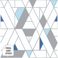 KALEIDOSCOPE PEEL AND STICK WALLPAPER