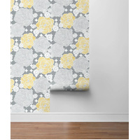 RETRO FLORAL PEEL AND STICK WALLPAPER