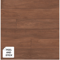 TEAK PLANKS PEEL AND STICK WALLPAPER
