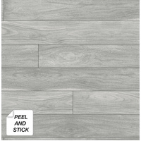 TEAK PLANKS PEEL AND STICK WALLPAPER