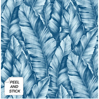 BAHA BANANA LEAVES PEEL AND STICK WALLPAPER