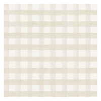 WATERCOLOUR GINGHAM BEIGE