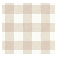 CRISTIANA MASI BEIGE GREY PLAID WALLPAPER -BEIGE / GREY / WHITE