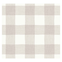CRISTIANA MASI PLAID BEIGE WALLPAPER -BEIGE / WHITE