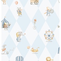 Cirque Blue Wallpaper 