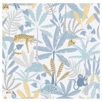 Jungly Blue Wallpaper 