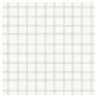 Watercolour Checks Green Wallpaper 