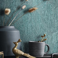 Art Deco Leaves Wallpaper