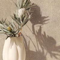 Art Deco Leaves Wallpaper