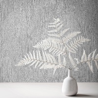 Art Deco Leaves Wallpaper