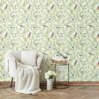 Birds and Flowers Wallpaper