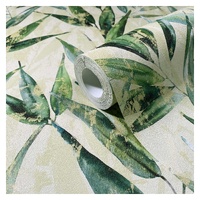 Modern Leaves Wallpaper