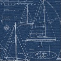 YACHT CLUB PEEL AND STICK WALLPAPER