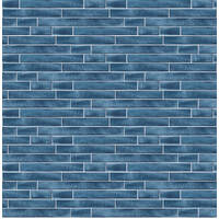 BRUSHED METAL TILE PEEL AND STICK WALLPAPER