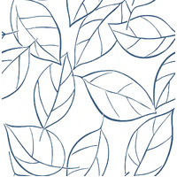 TOSSED LEAVES PEEL AND STICK WALLPAPER