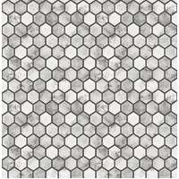 MARBLE HEXAGON PEEL AND STICK WALLPAPER