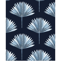 TROPICAL FAN PALM PEEL AND STICK WALLPAPER