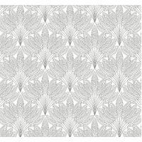 PEACOCK LEAVES PEEL AND STICK WALLPAPER