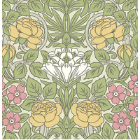 VINTAGE ROSE PEEL AND STICK WALLPAPER