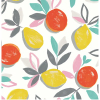 FRUIT TOSS PEEL AND STICK WALLPAPER