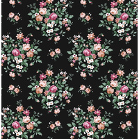 FLORAL BUNCHES PEEL AND STICK WALLPAPER